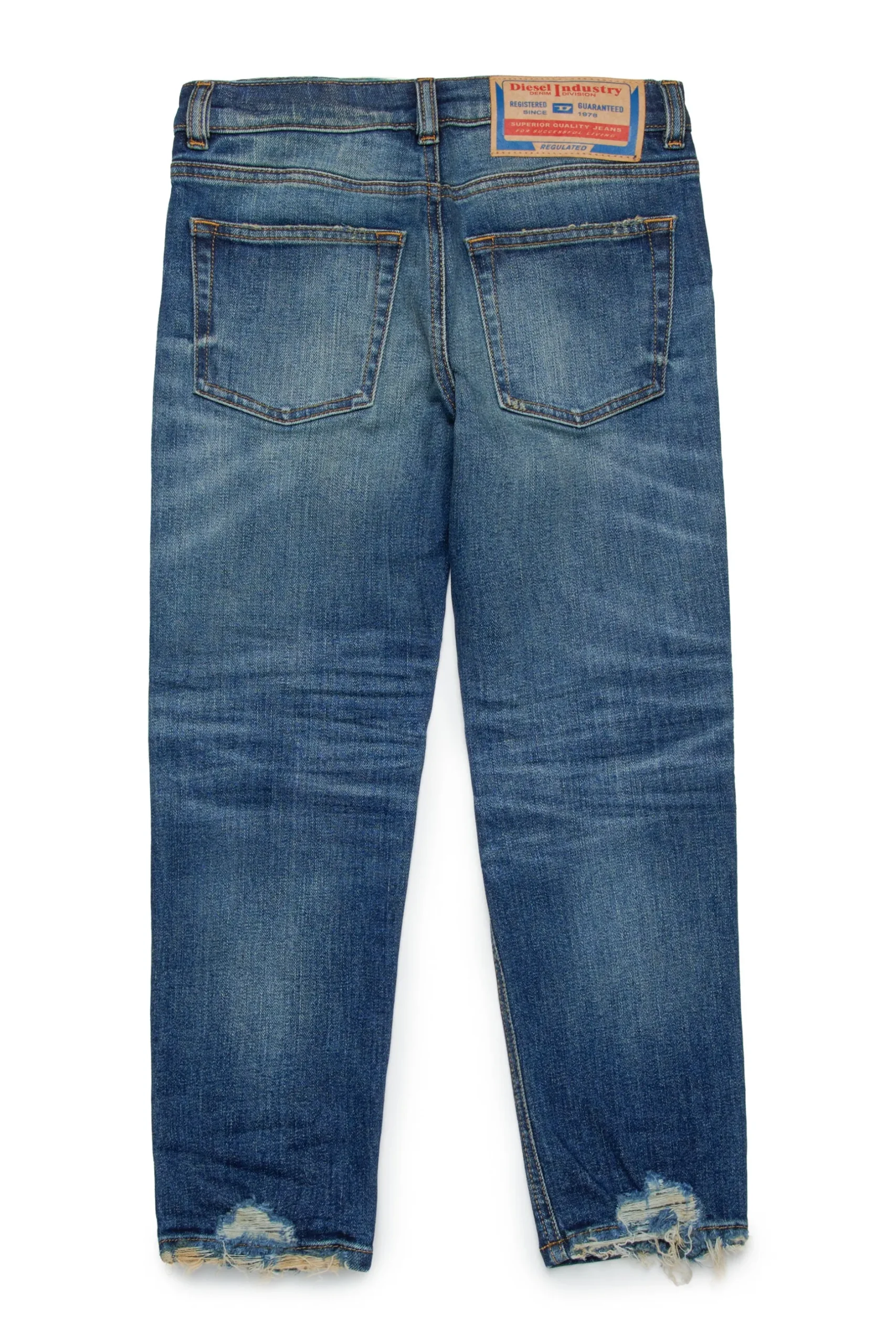 DIESEL Jeans straight scuro con strappi - 2010 | Bambino Denim-Mania | Denim-Mania