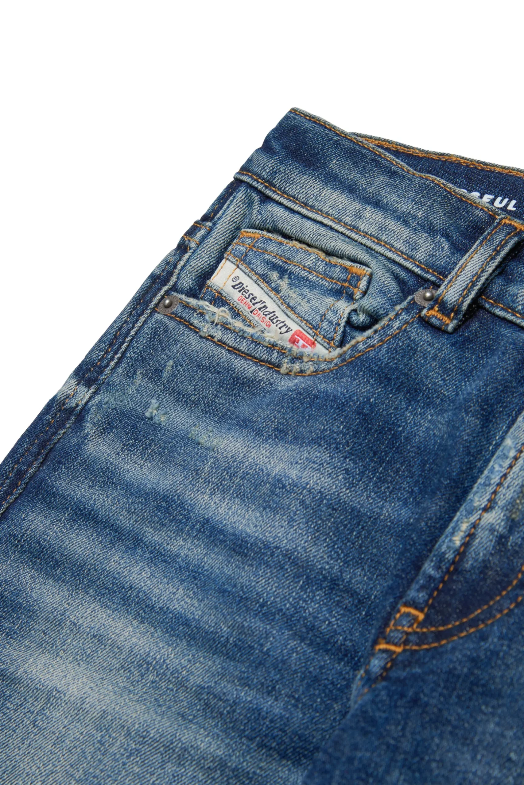 DIESEL Jeans straight scuro con strappi - 2010 | Bambino Denim-Mania | Denim-Mania