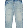 DIESEL Jeans tapered marmorizzato con strappi - D-Lucas | Bambino Denim-Mania | Denim-Mania