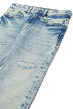 DIESEL Jeans tapered marmorizzato con strappi - D-Lucas | Bambino Denim-Mania | Denim-Mania