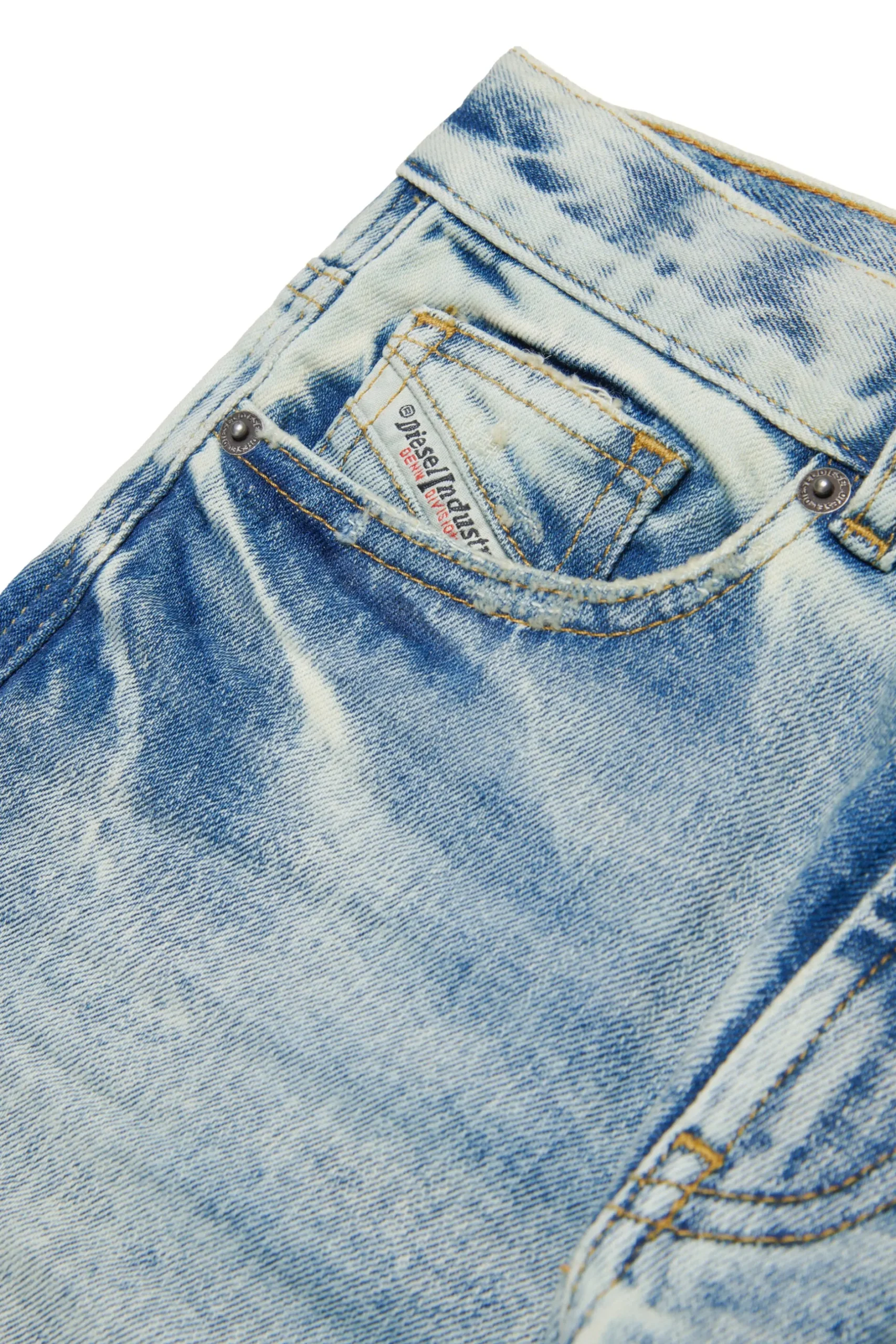 DIESEL Jeans tapered marmorizzato con strappi - D-Lucas | Bambino Denim-Mania | Denim-Mania