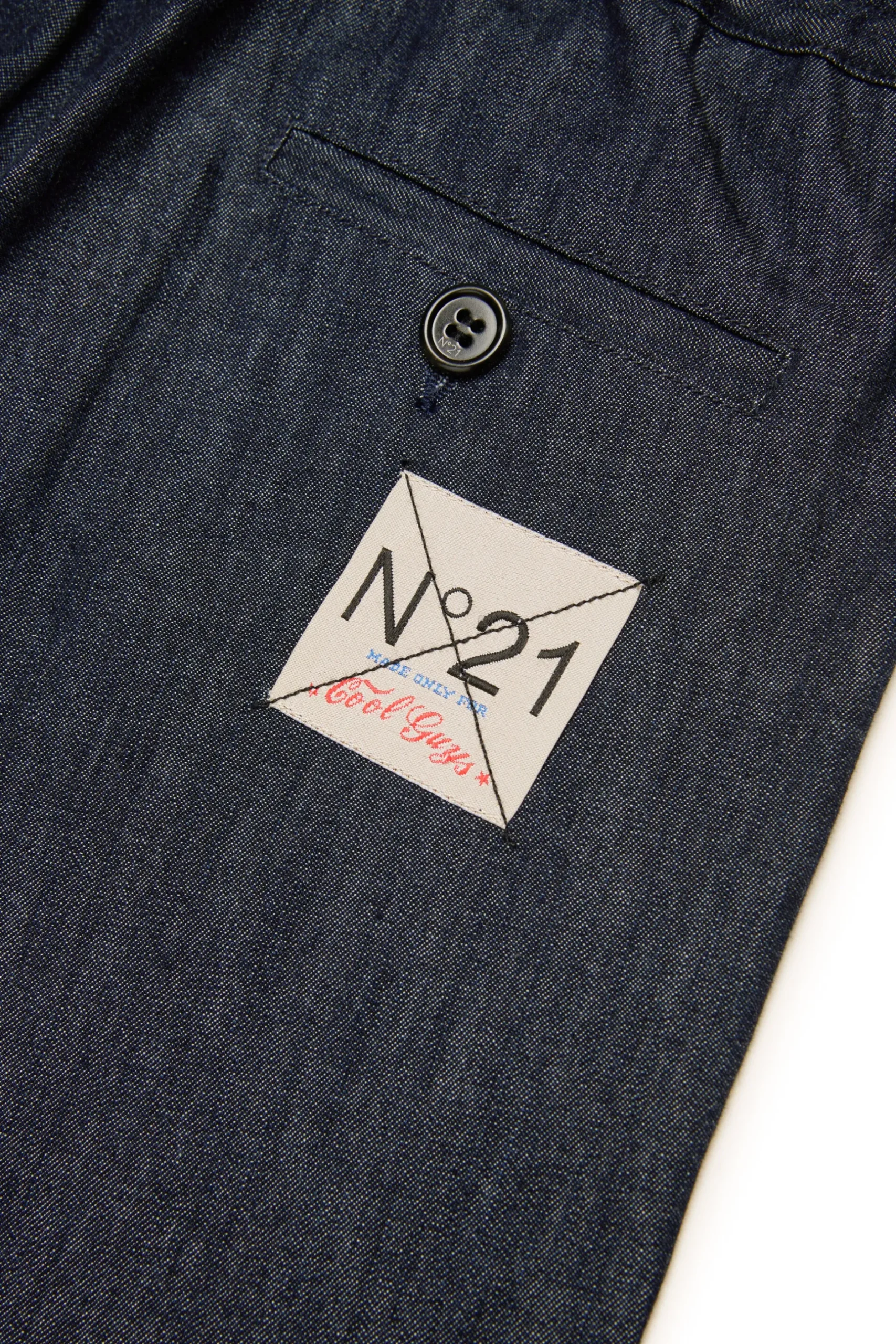N°21 Jeans wide leg in denim chambray | Bambino Party Looks | Party Looks