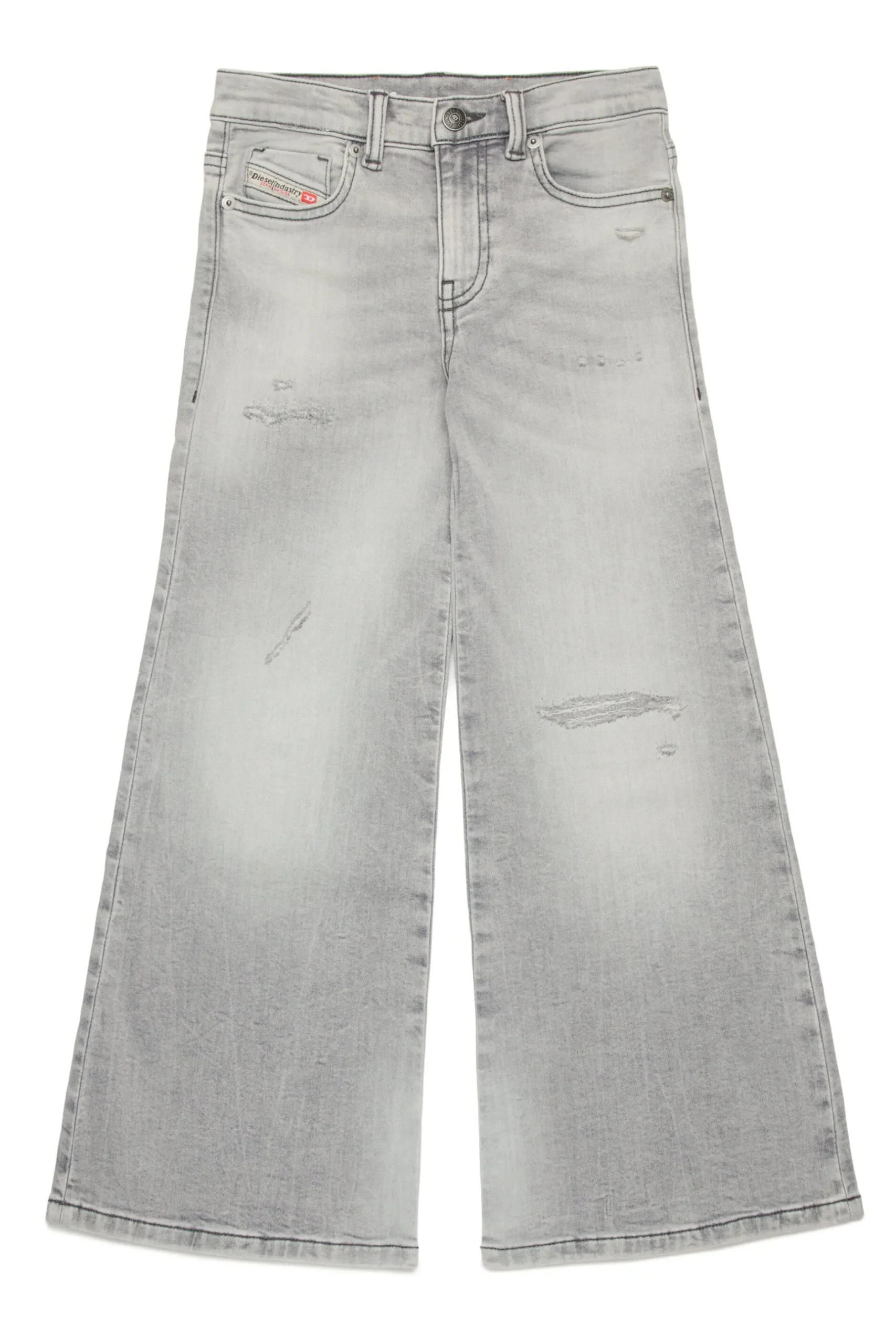 DIESEL JoggJeans® flare grigio con strappi - 1978 | Bambino Jeans | Denim-Mania