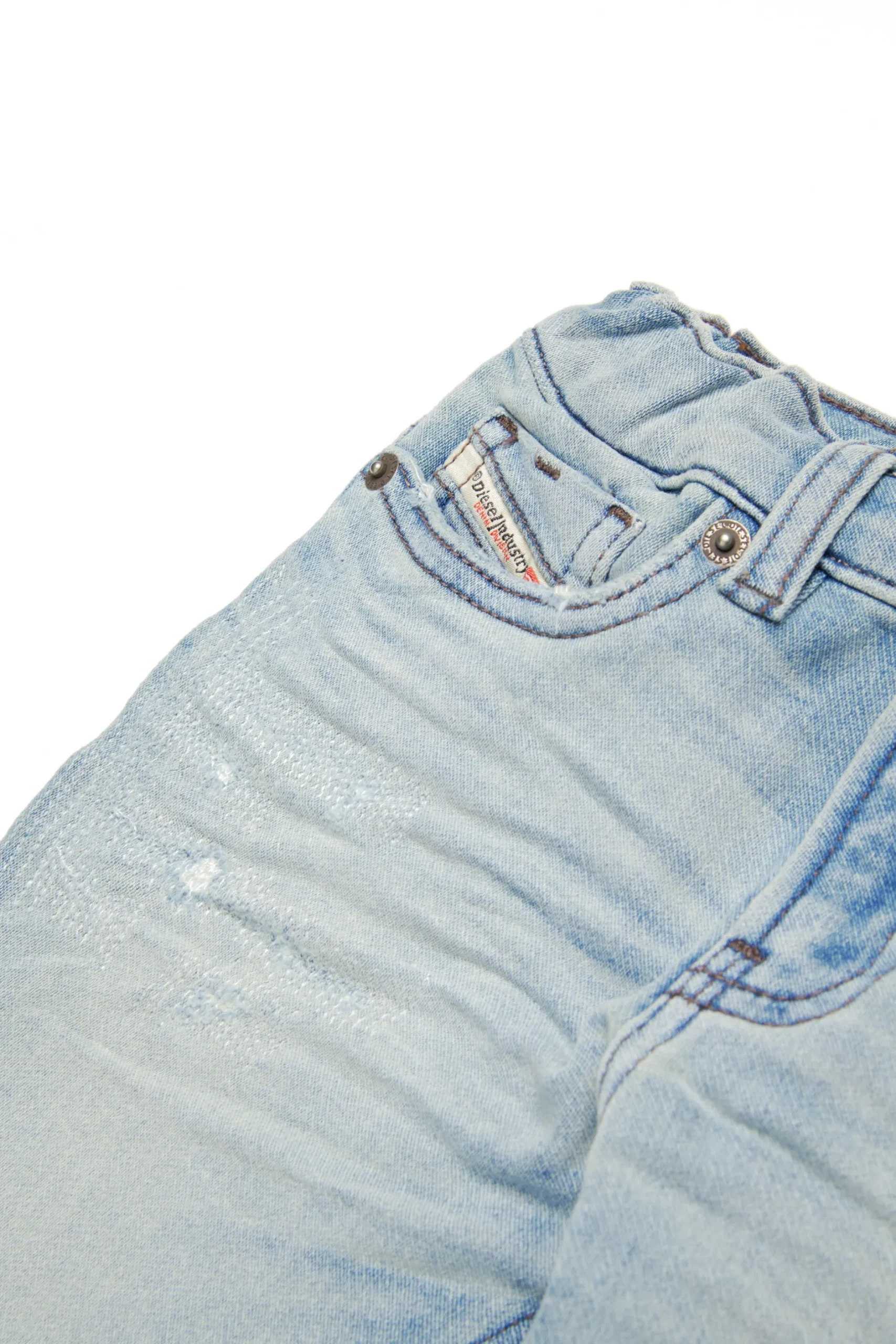 DIESEL JoggJeans® regular chiaro con rotture - D-Gale-B | Bambino Jeans | Denim-Mania