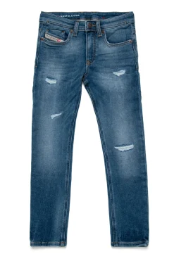 DIESEL JoggJeans® skinny blu medio con rotture - 1979 Sleenker | Bambino Denim-Mania | Denim-Mania