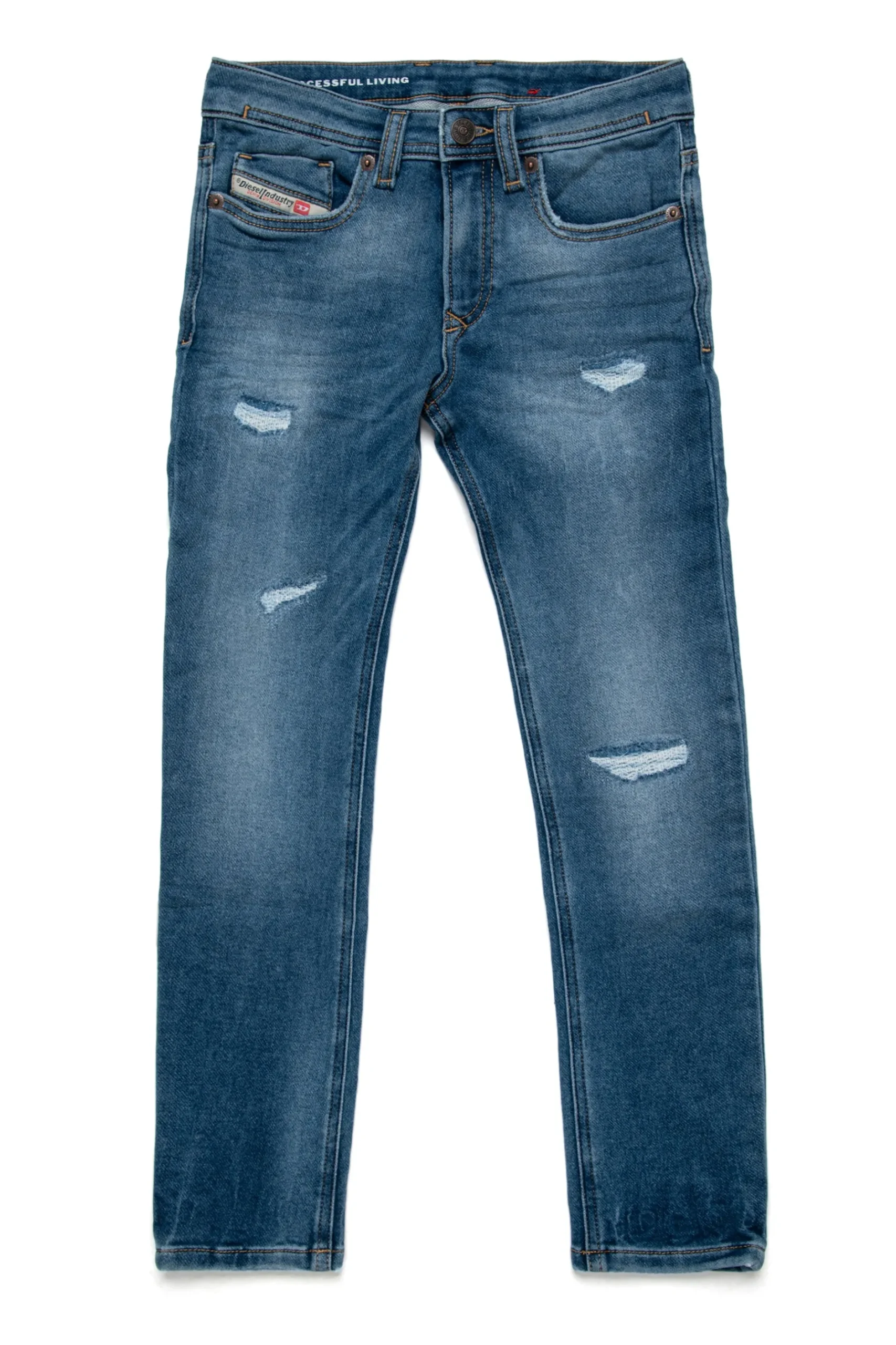 DIESEL JoggJeans® skinny blu medio con rotture - 1979 Sleenker | Bambino Denim-Mania | Denim-Mania