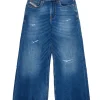 DIESEL JoggJeans® straight blu medio con rotture - D-Argjx | Bambino Jeans | Denim-Mania