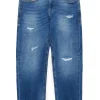 DIESEL JoggJeans® straight blu medio con rotture - 2010 | Bambino Denim-Mania | Denim-Mania
