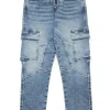 DIESEL JoggJeans® straight blu medio stile cargo - D-Ursy | Bambino Jeans | Denim-Mania