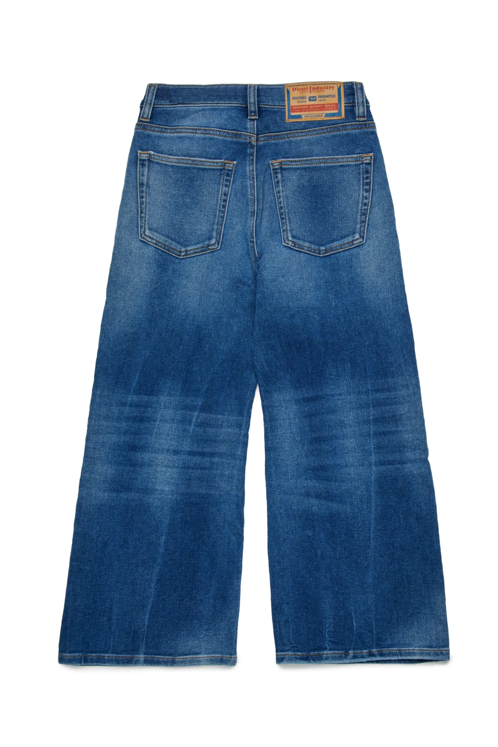 DIESEL JoggJeans® straight blu medio con rotture - D-Argjx | Bambino Jeans | Denim-Mania