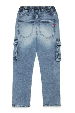 DIESEL JoggJeans® straight blu medio stile cargo - D-Ursy | Bambino Jeans | Denim-Mania