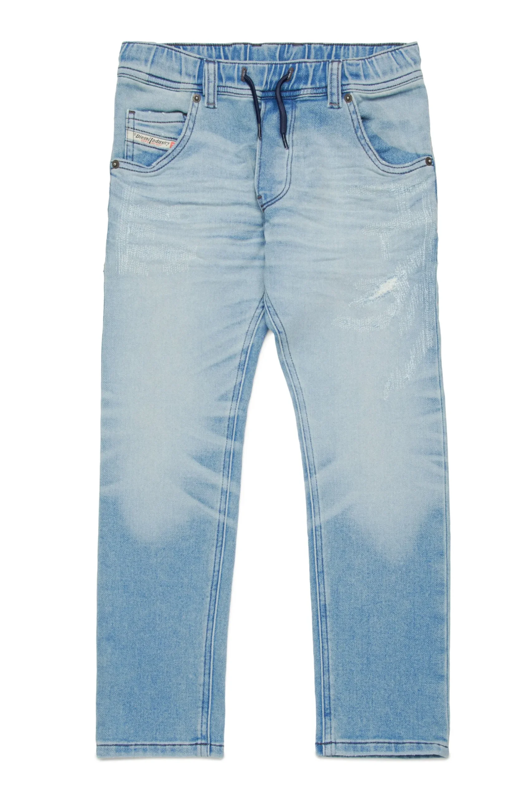 DIESEL JoggJeans® tapered chiaro con rotture - Krooley | Bambino Denim-Mania | Denim-Mania