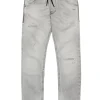 DIESEL JoggJeans® tapered grigio con strappi - Krooley | Bambino Denim-Mania | Denim-Mania