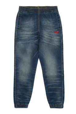 DIESEL JoggJeans® tapered scuro effetto vintage - Plab | Bambino Jeans