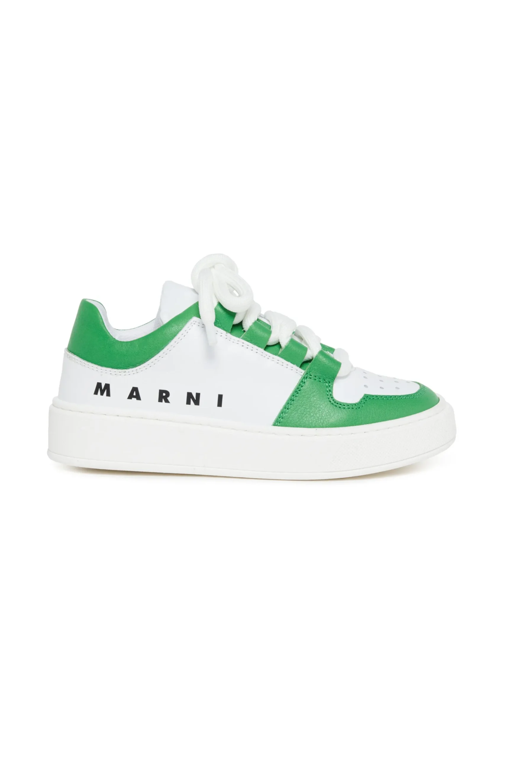 MARNI Leather low trainers colorblock | Bambino Sneakers | Sneakers
