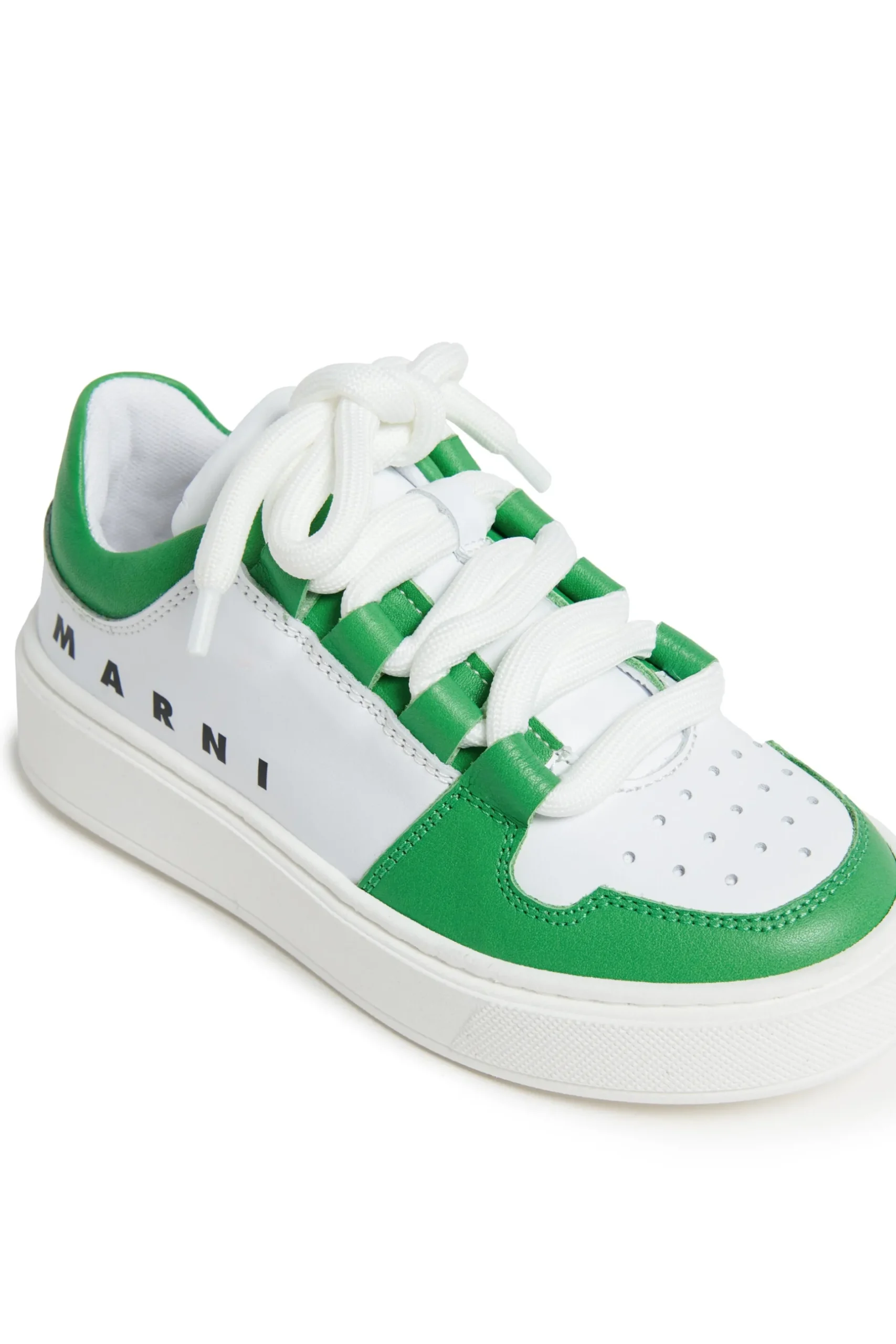 MARNI Leather low trainers colorblock | Bambino Sneakers | Sneakers