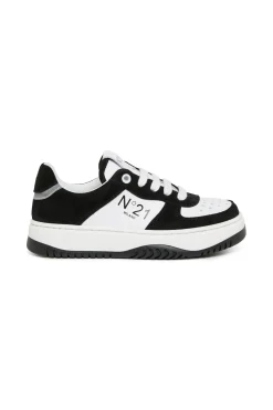 N°21 Leather low trainers with logo | Bambino Sneakers | Sneakers