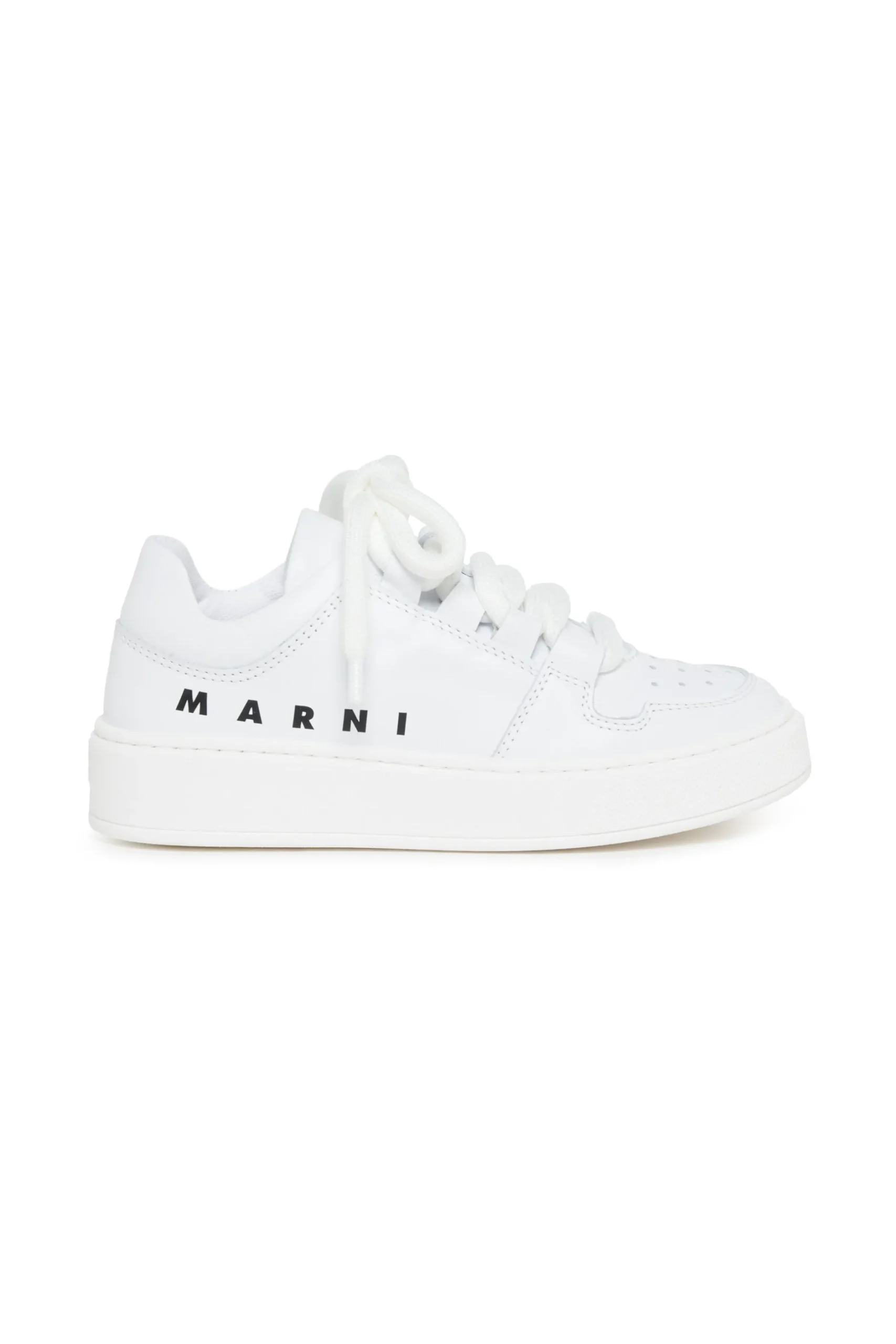 MARNI Leather low trainers with logo | Bambino Sneakers | Sneakers