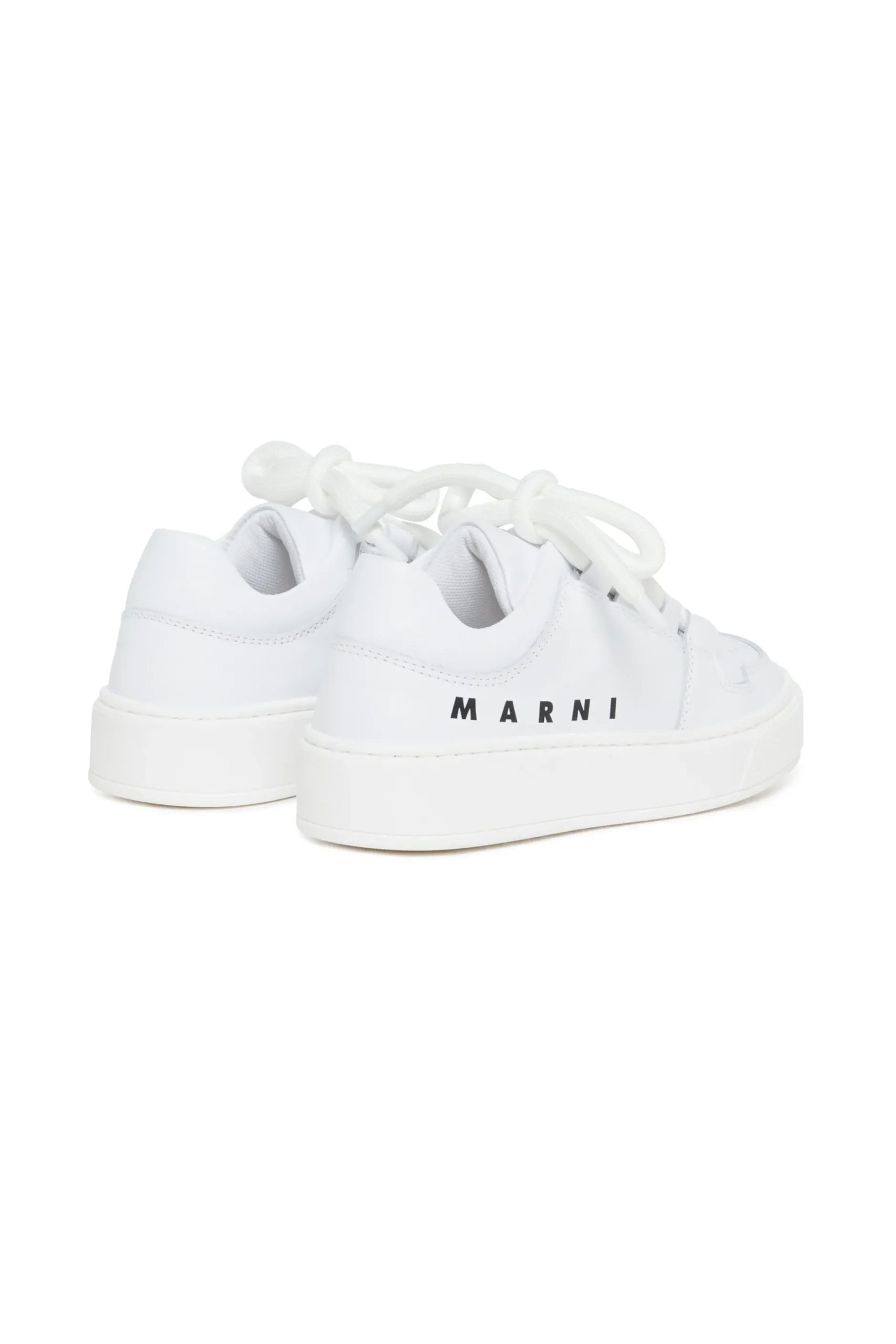 MARNI Leather low trainers with logo | Bambino Sneakers | Sneakers