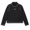 DIESEL Lupetto a costine con logo oval D | T-Shirts