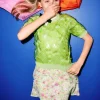 N°21 Maglia in cotone con maxi paillettes | Maglieria