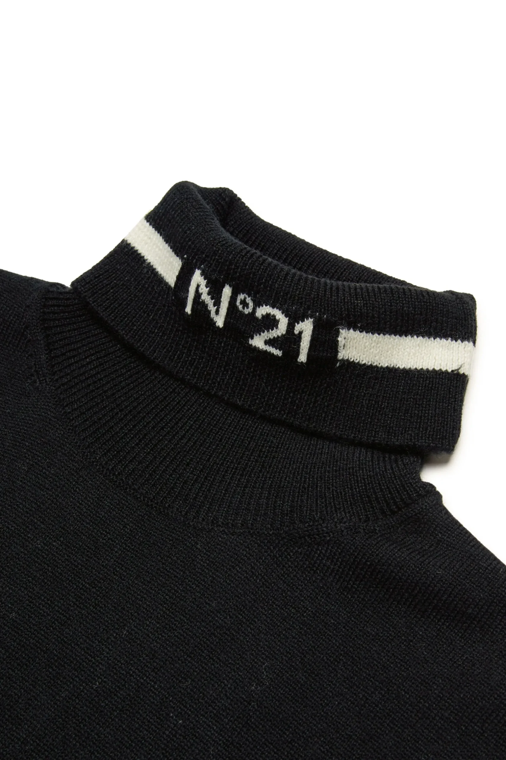 N°21 Maglione a collo alto in misto lana | Maglieria