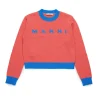 MARNI Maglione girocollo in misto lana-cashmere colorblock | Bambino Maglieria | Logomania