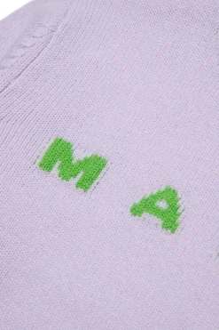 MARNI Maglione girocollo in misto lana-cashmere colorblock | Bambino Maglieria | Logomania