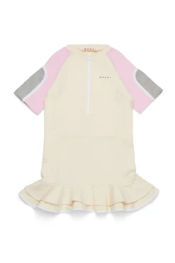 MARNI Minidress in felpa con dettagli colorblock | Bambino Vestiti | Activewear