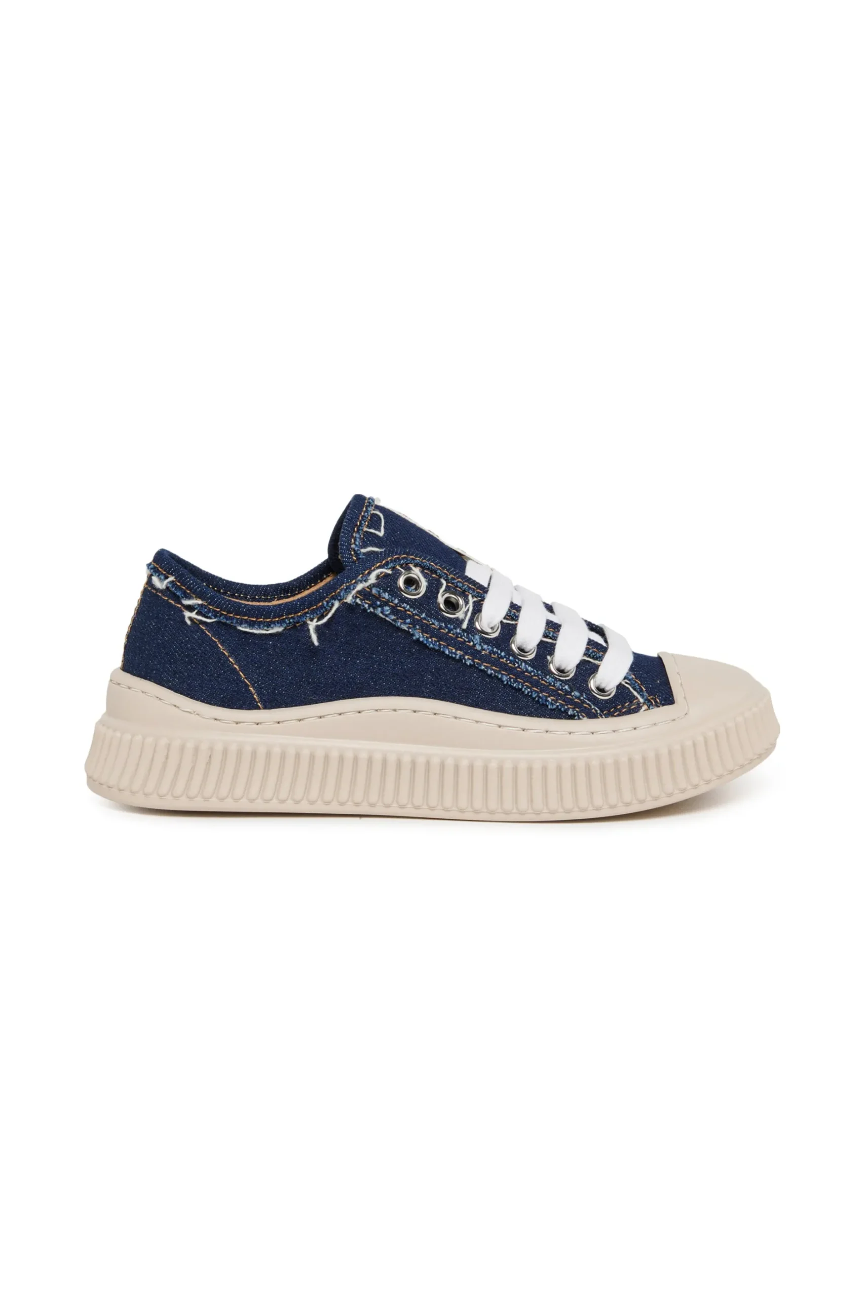 MARNI Pablo low trainers in denim with patch | Bambino Sneakers | Sneakers