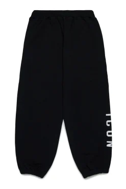 DSQUARED2 Pantaloni baggy in felpa con logo ICON | Bambino Pantaloni | Activewear