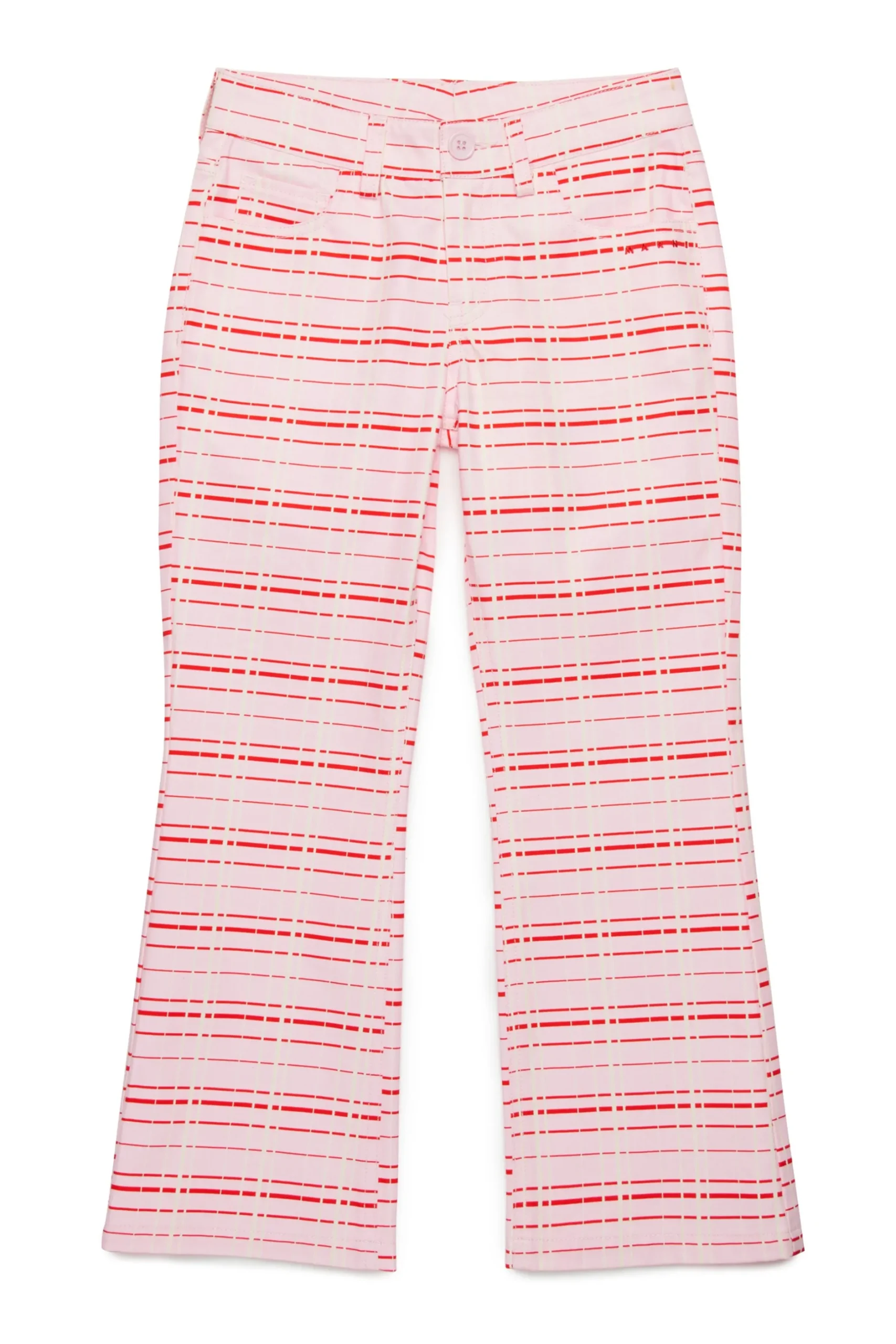 MARNI Pantaloni bootcut allover Check | Pantaloni