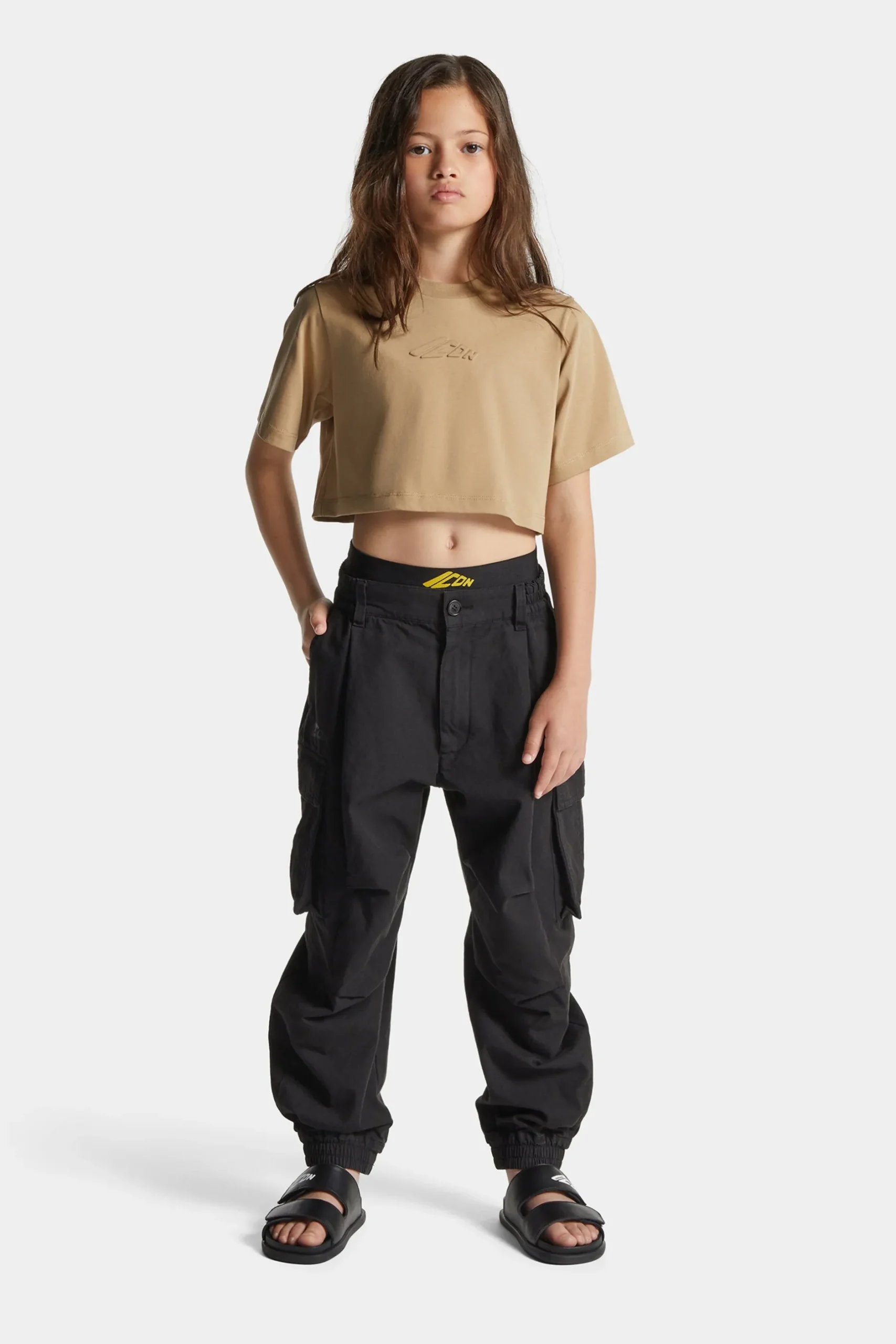 DSQUARED2 Pantaloni cargo in cotone ripstop | Bambino Pantaloni