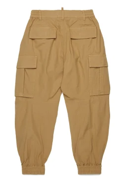 DSQUARED2 Pantaloni cargo in cotone ripstop | Bambino Pantaloni