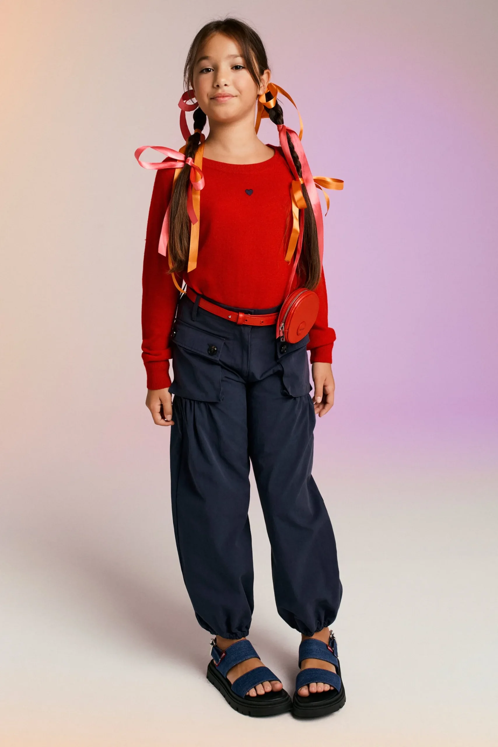 MAX&Co. Pantaloni cargo in drill | Pantaloni