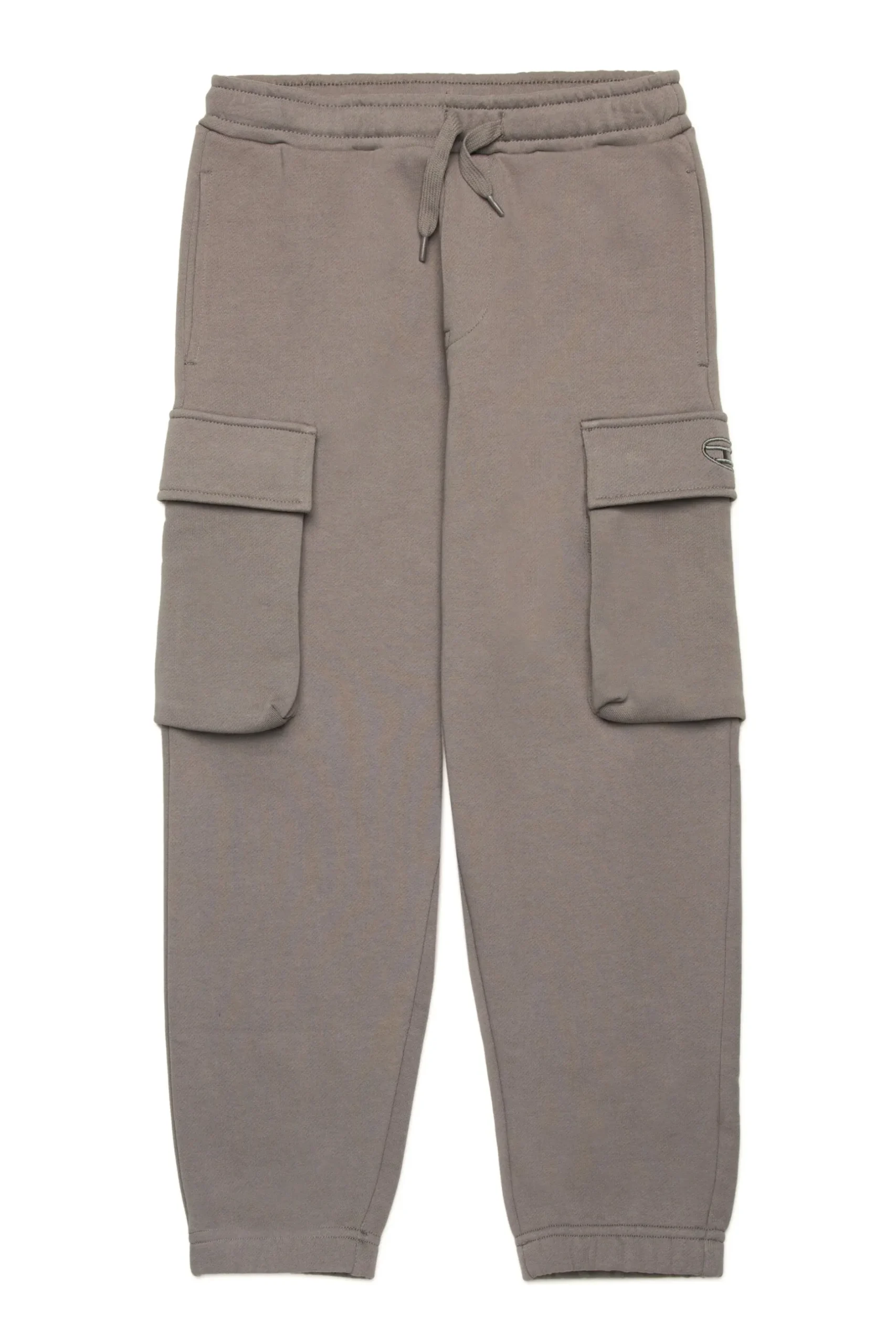 DIESEL Pantaloni cargo in felpa con logo Oval D | Bambino Pantaloni