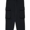 DIESEL Pantaloni cargo in felpa con logo Oval D | Bambino Pantaloni
