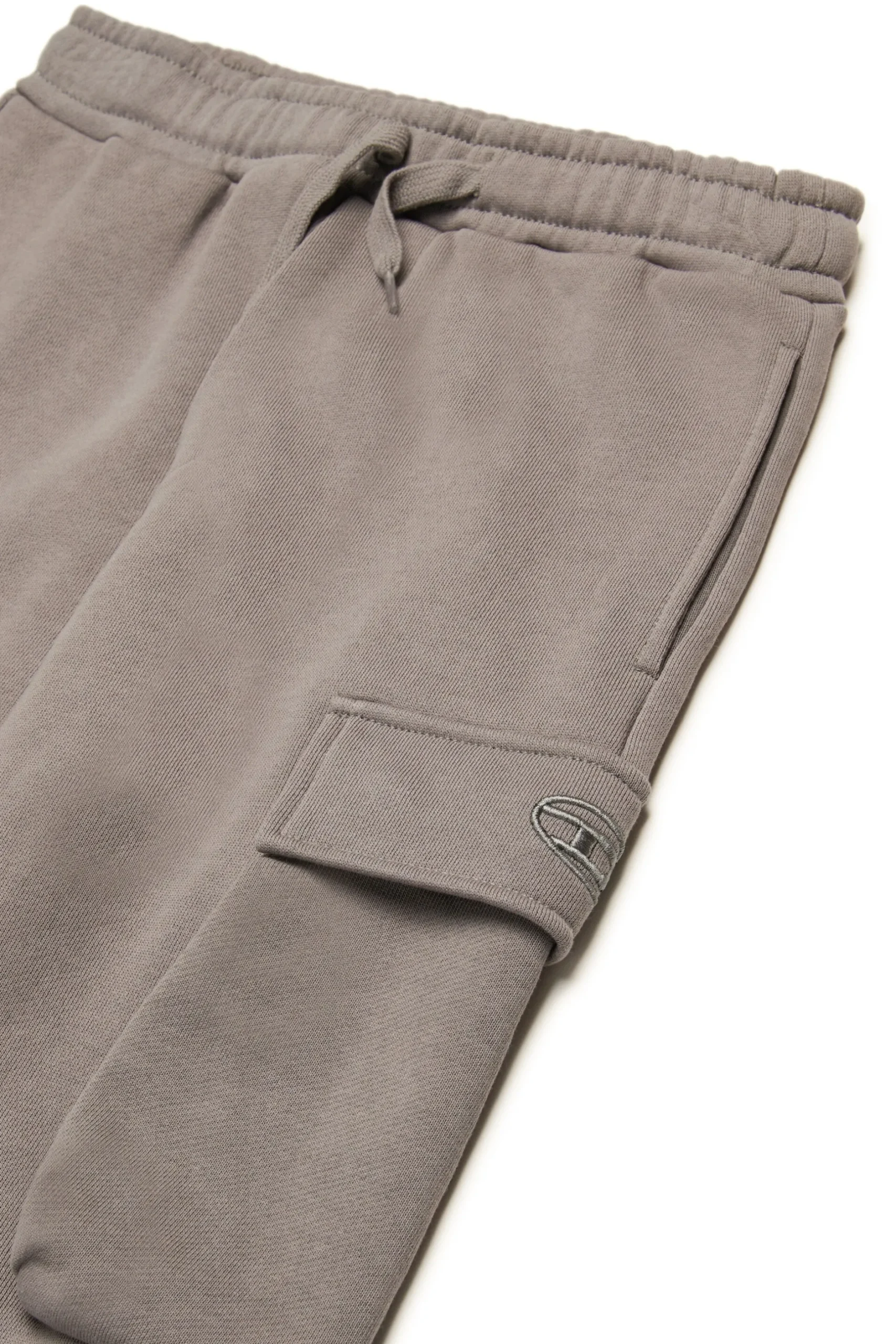 DIESEL Pantaloni cargo in felpa con logo Oval D | Bambino Pantaloni
