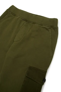 DSQUARED2 Pantaloni cargo in felpa con Maple Leaf | Bambino Pantaloni