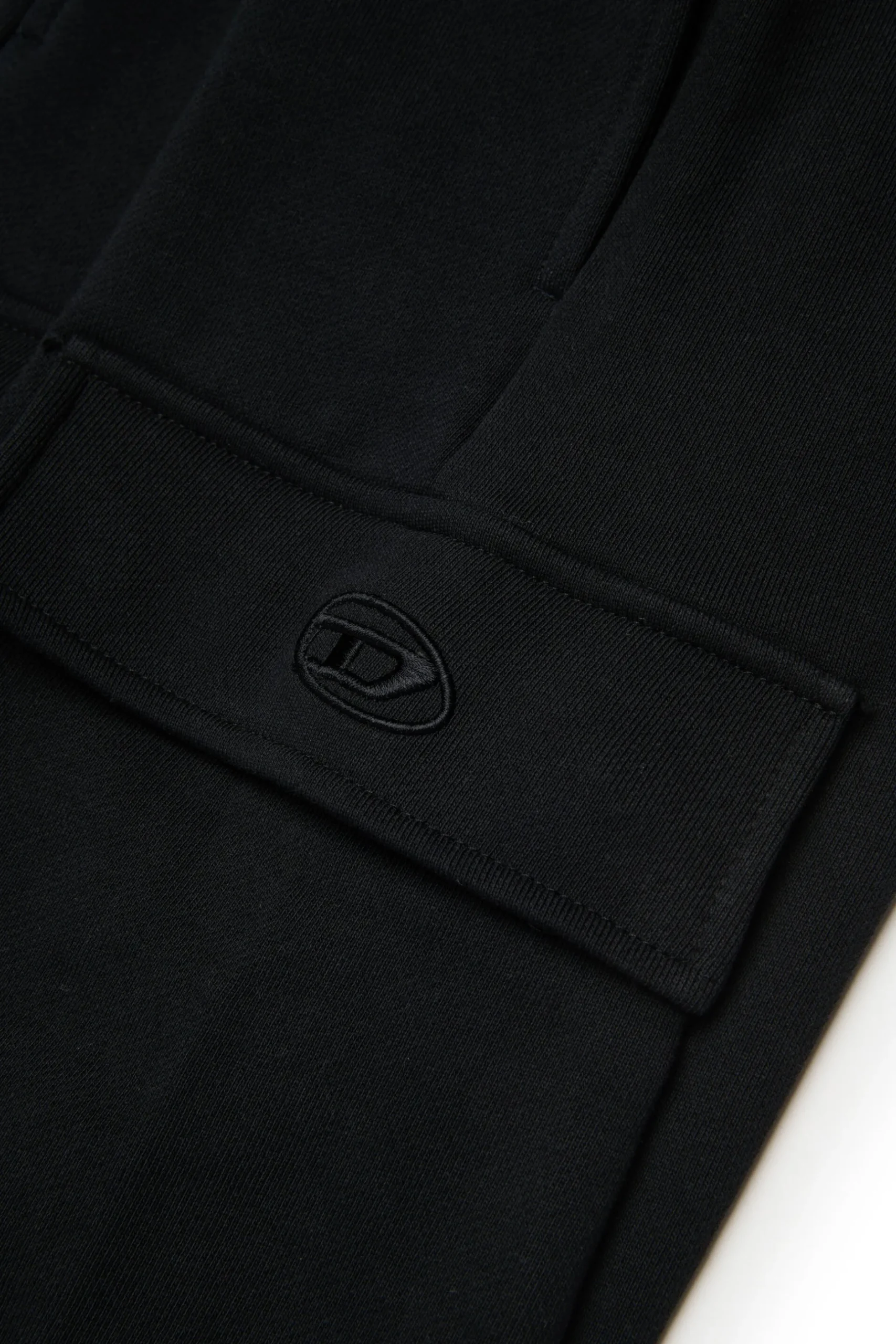 DIESEL Pantaloni cargo in felpa con logo Oval D | Bambino Pantaloni
