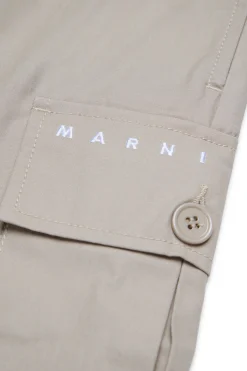 MARNI Pantaloni cargo in gabardina | Bambino Pantaloni | Pantaloni