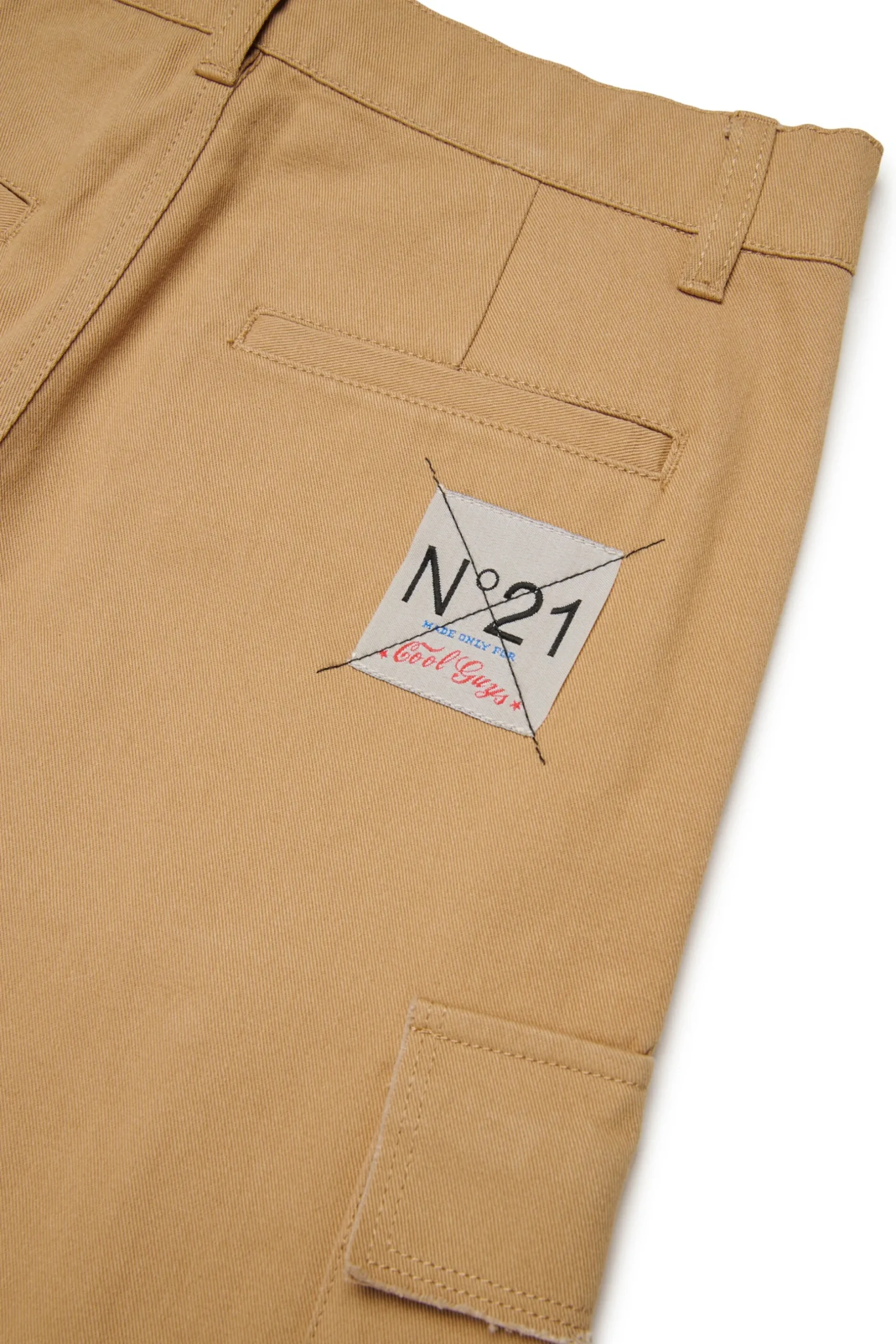 N°21 Pantaloni cargo in gabardina | Bambino Pantaloni