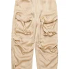 DIESEL Pantaloni cargo in satin stile utility | Pantaloni
