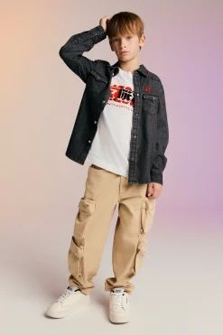 DIESEL Pantaloni cargo in twill | Bambino Pantaloni