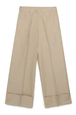 MARNI Pantaloni chino in gabardina con pieghe | Bambino Pantaloni | Party Looks