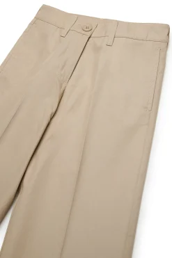 MARNI Pantaloni chino in gabardina con pieghe | Bambino Pantaloni | Party Looks