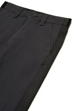 DIESEL Pantaloni formali doppio tessuto con logo Oval D | Bambino Party Looks | Party Looks