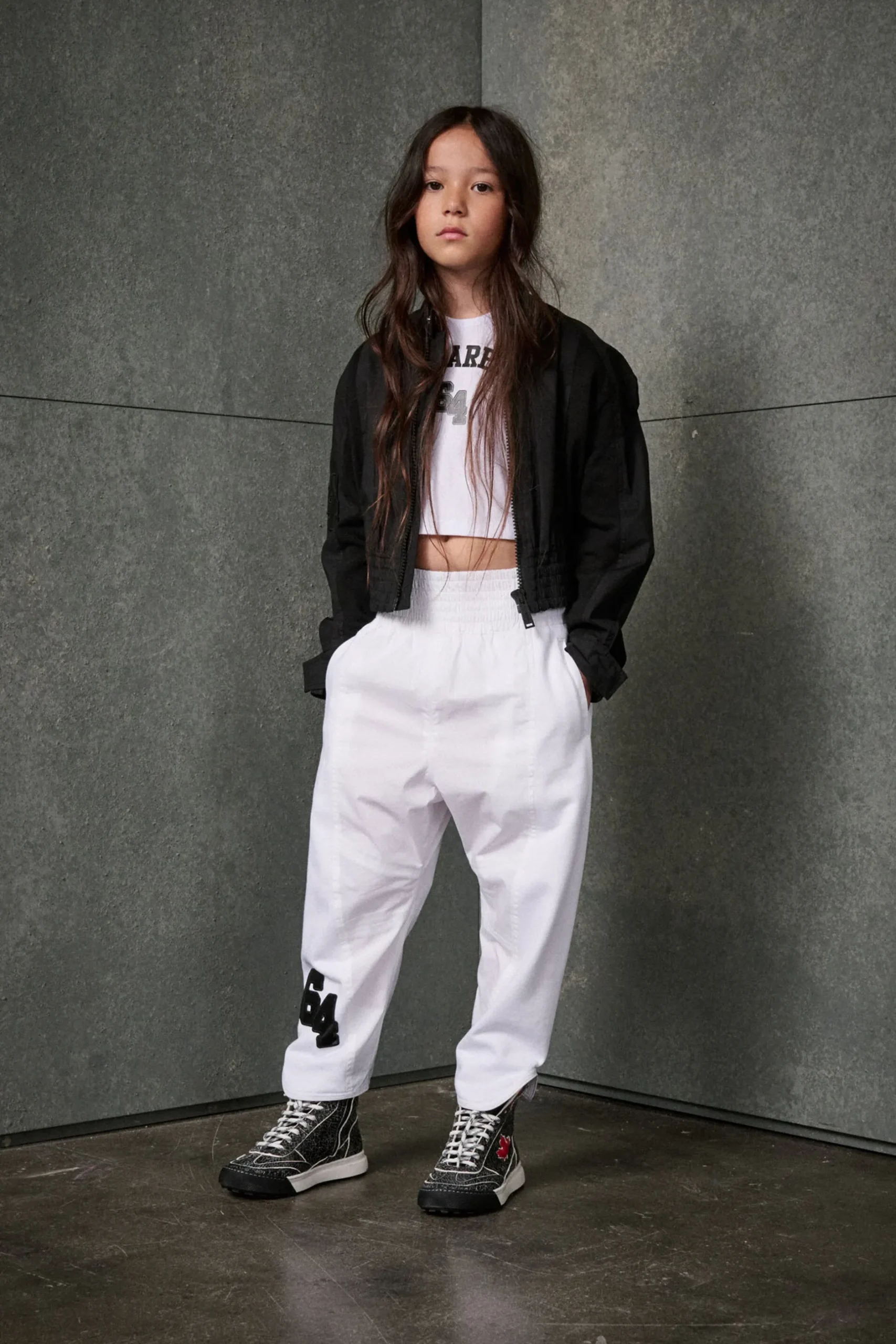 DSQUARED2 Pantaloni in cotone tecnico con logo | Pantaloni