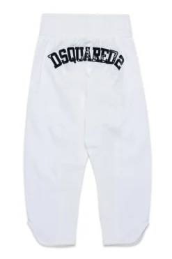 DSQUARED2 Pantaloni in cotone tecnico con logo | Pantaloni