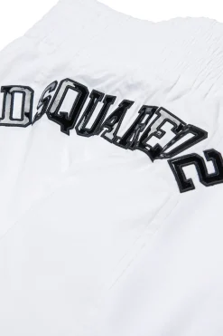 DSQUARED2 Pantaloni in cotone tecnico con logo | Pantaloni